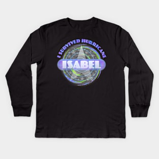 Hurricane Isabel Kids Long Sleeve T-Shirt